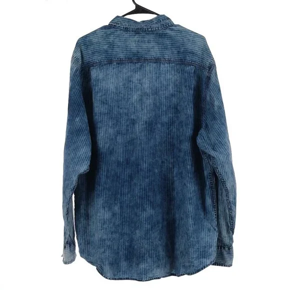 Tommy Bahama Striped Faded Button Up Men's XXL - Picture 7 of 8